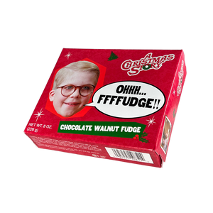 Christmas Story Chocolate Walnut Fudge Boxes (2 LBS)