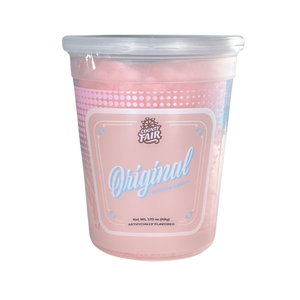 Take a trip to the local fair, boardwalk, or ball game with our classic cotton candy. Staying true to our roots, this pink and blue cotton candy will transport you back down memory lane and leave you with a sticky-sweet smile.