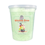 Load image into Gallery viewer, Double, double toil and trouble, fire burn and cauldron bubble…we gave our munchkins a needed day off and let the witches concoct this cotton candy. Sour green apple flavor with a surprise at the bottom of the cup.