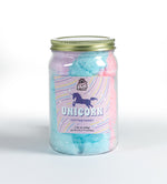 Load image into Gallery viewer, Just like you’d expect to see from a unicorn, our unicorn cotton candy swirls together an array of bright, fun colors while still tasting sugary sweet.