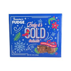 Francine's Holiday Chocolate Walnut Fudge (2 LBS)