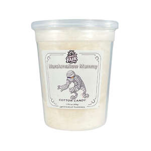 Trick-or-treat yourself with our marshmallow mummy cotton candy, it’s Spooktacular.