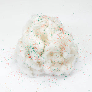 Christmas Cookie Cotton Candy with Sprinkles
