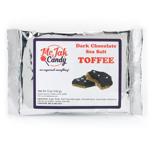 Dark Chocolate Sea Salt Toffee (Set of 3 bags or 1 gift box or tin)