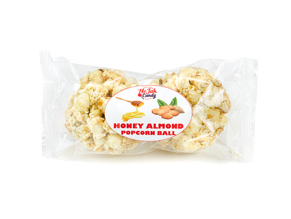 Honey Almond Popcorn Ball